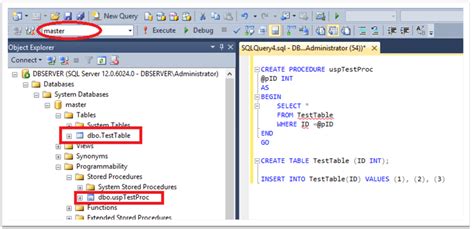 what does master database contains in sql server