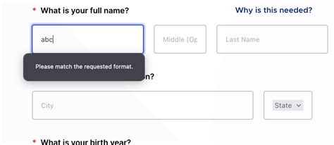 What Does Match The Requested Format