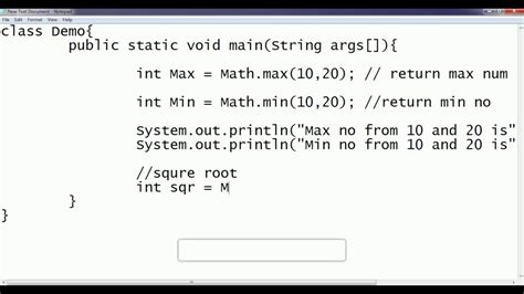what does math max function do in java