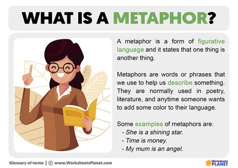 what does metaphor mean in english with examples