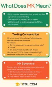 What Does Mk Stand For