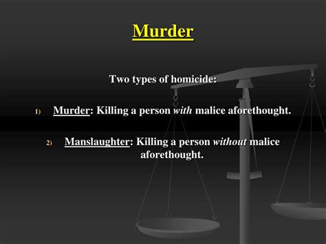 what does murder mean