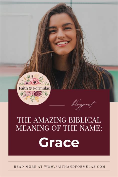 What Does Name Grace Mean
