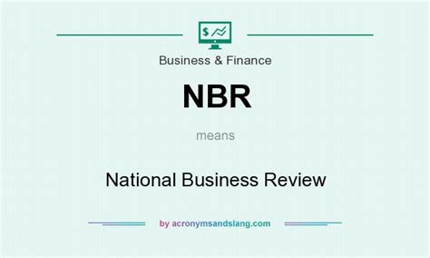 what does nbr stand for in business