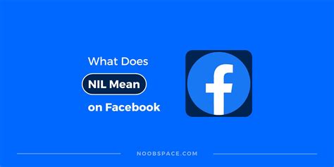 what does nil mean on facebook