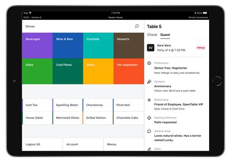 What Does Open Table Mean Restaurant