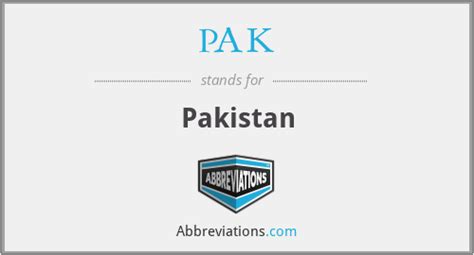 what does pak stand for