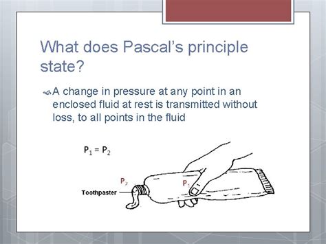What Does Pascal S Principle State Brainly