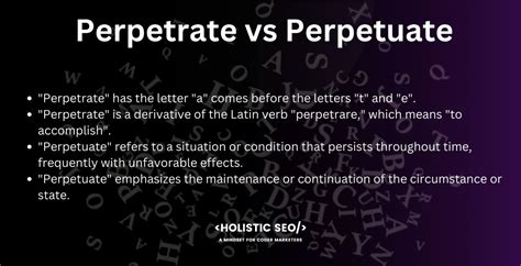 What Does Perpetuate Mean