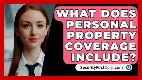 what does personal property coverage include
