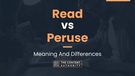what does peruse mean