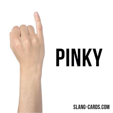 what does pinkie mean slang