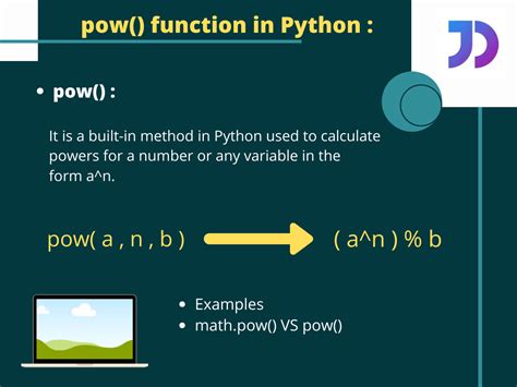 what does pow mean in python