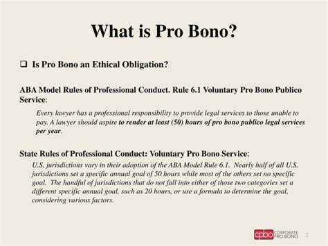 what does pro bono mean in english