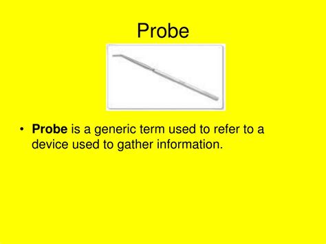 what does probe mean in english