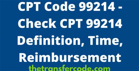 what does procedure code 99214 mean