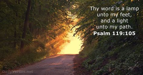what does psalm 119:105 mean