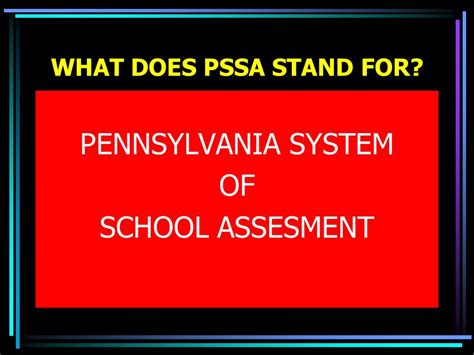 what does pssa stand for