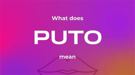what does puto mean