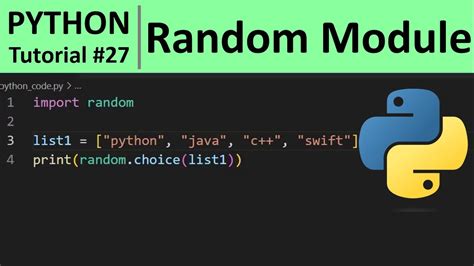 what does random mean in python