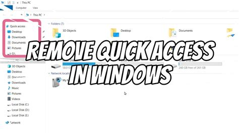 What Does Remove From Quick Access Do