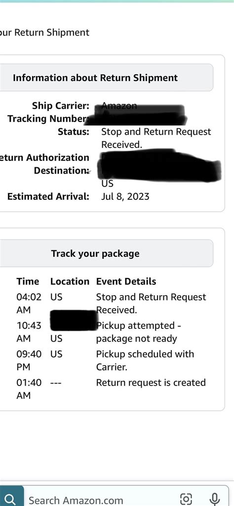 What Does Return Received Mean