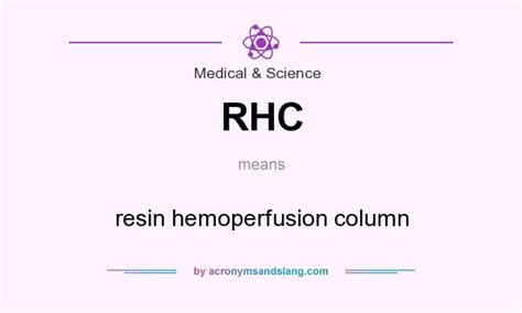 what does rhc mean in medical terms