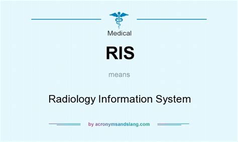 what does ris stand for medical