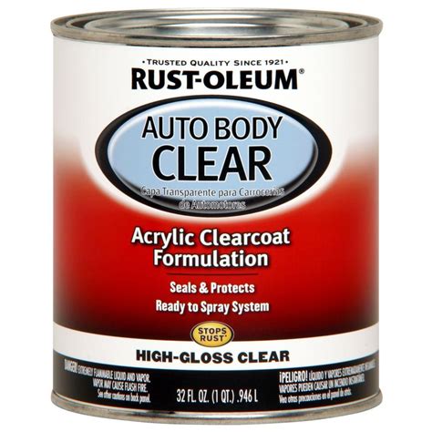 What Does Rustoleum Clear Coat Do
