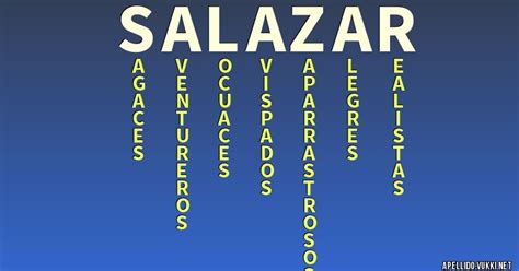 what does salazar mean