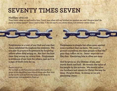 what does seventy times seven mean in bible