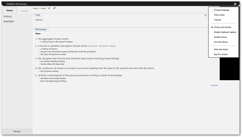 What Does Sidebar Mean In The Dictionary