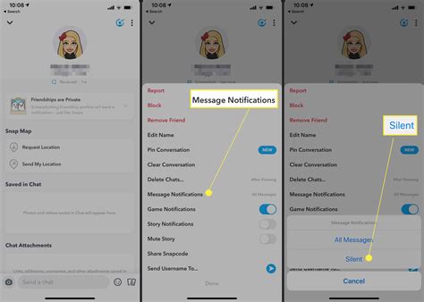 What Does Silent Message Notifications Mean On Snapchat