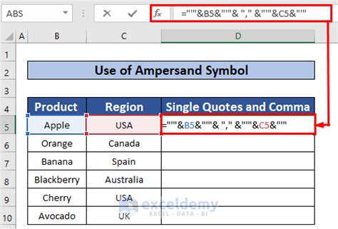 what does single quotation marks mean in excel formula