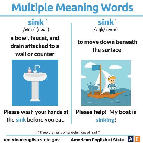 What Does Sink In Mean
