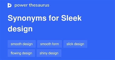 what does sleek mean in design