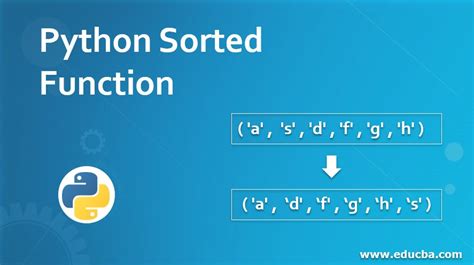 what does sorted() do in python