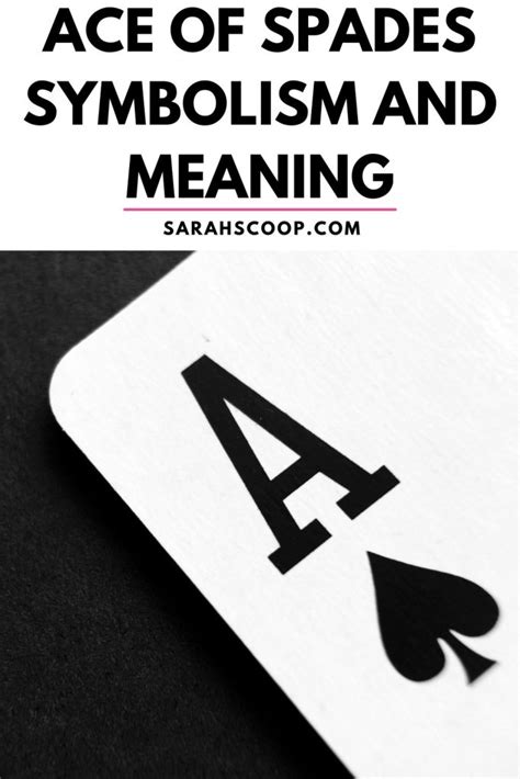 What Does Spades Symbolize
