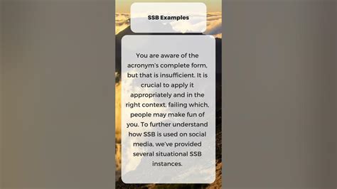 what does ssb mean on snapchat
