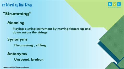 What Does Strumming In Mean