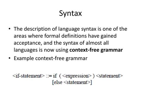 what does syntax mean in the context of programming