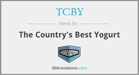 what does tcby stand for