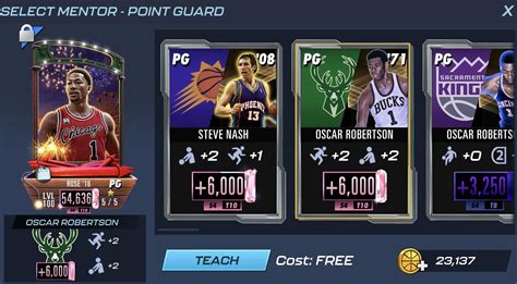 what does teaching a mentor do in 2k mobile