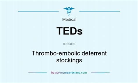 what does teds stand for in medical terms