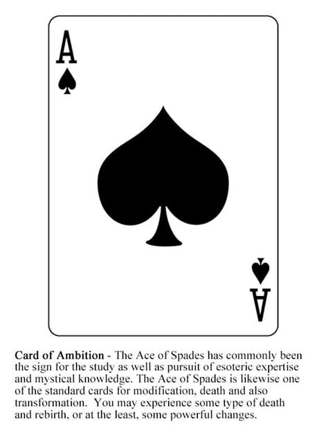 what does the ace of spades mean