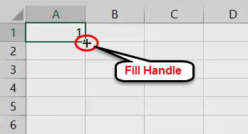 what does the autofill handle do in excel