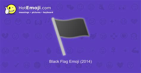 what does the black flag emoji mean