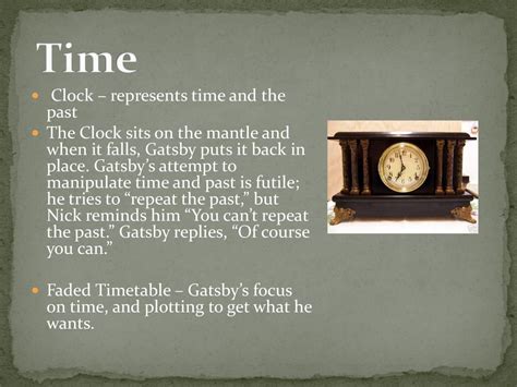 What Does The Clock In The Great Gatsby Symbolize
