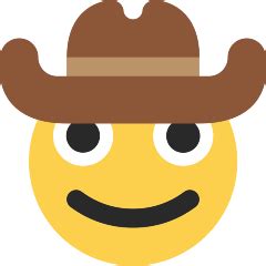 what does the cowboy emoji mean