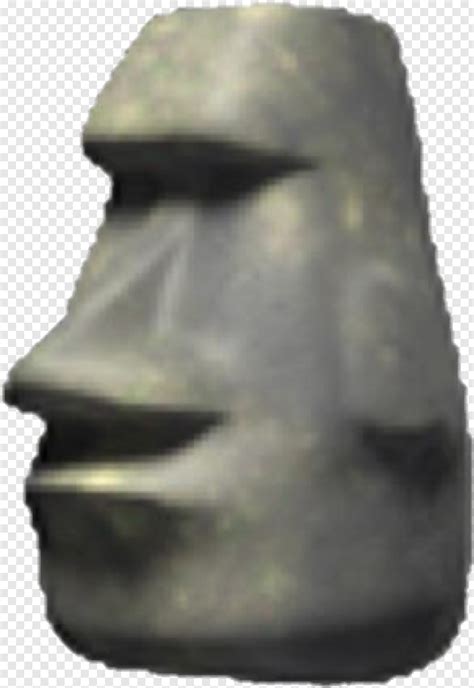 what does the easter island statue emoji mean